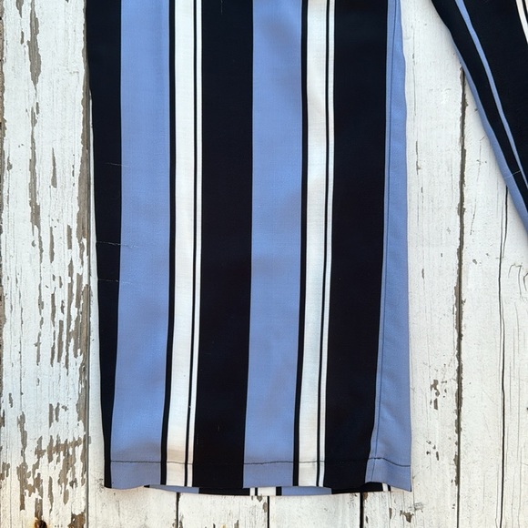 Madelyn Rae Nantucket Blues Striped Jumpsuit - Picture 3 of 7